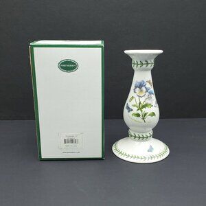 Portmeirion Botanic Garden Candlestick Pansies Butterflies Floral Candle Holder